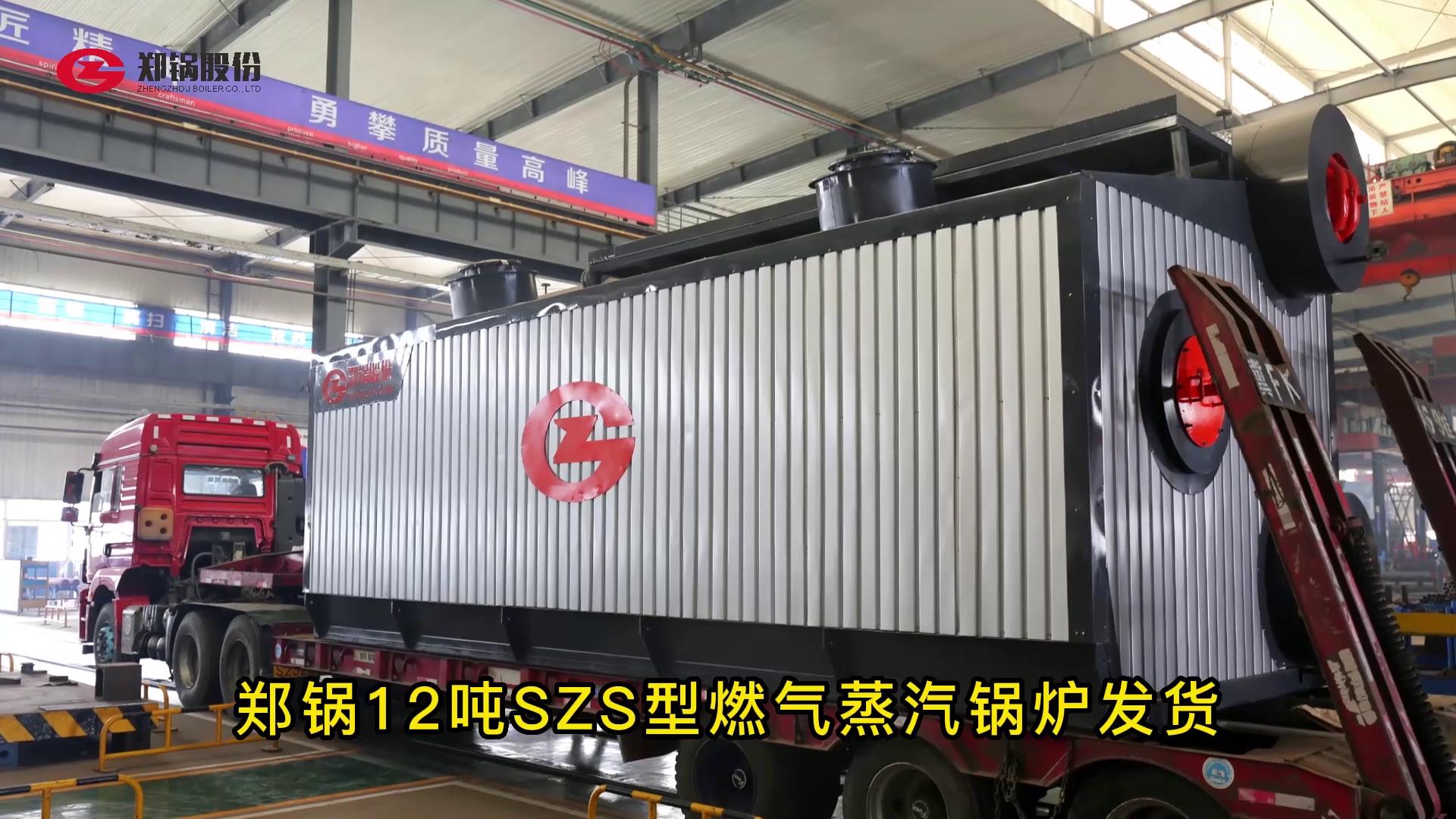 壹定发12吨燃气锅炉发货