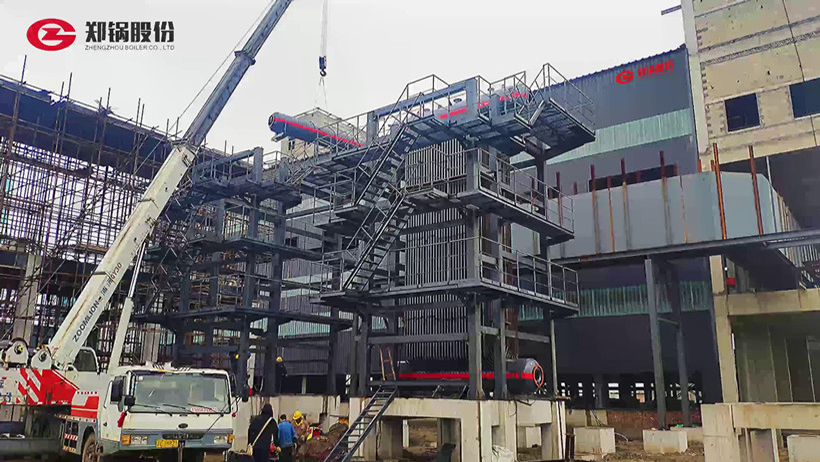壹定发锅炉项目现场展示