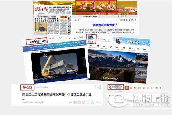 西藏阿里壹定发调峰锅炉