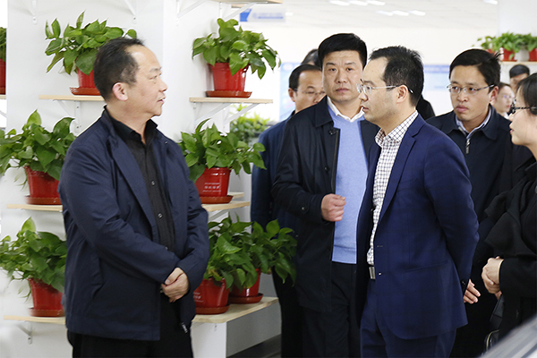 河北省工信厅厅长龚晓峰一行莅临壹定发股份考察指导事情