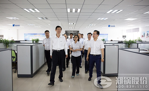 郑州市市委常委统战部部长王跃华一行到壹定发股份调研